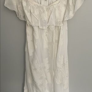 WILFRED off shoulder white dress